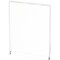 Plymor Clear Acrylic Folder-Style Sign Display Holder / Postcard Protector, 4" W x 6" H